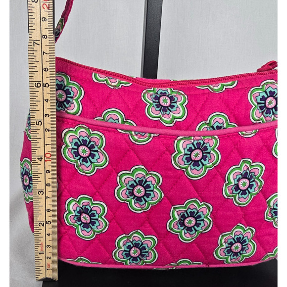 Vera Bradley Pink Swirl Floral Crossbody Bag Little Hipster - Picture 10 of 16
